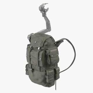 Military Backpack with Manipulator 3D model