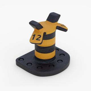 3D Mooring Bollard Stripes model