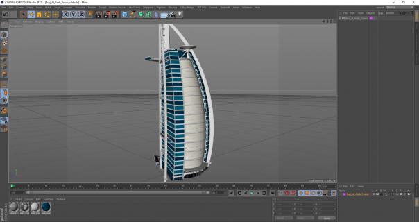 3D Burj Al Arab Tower model