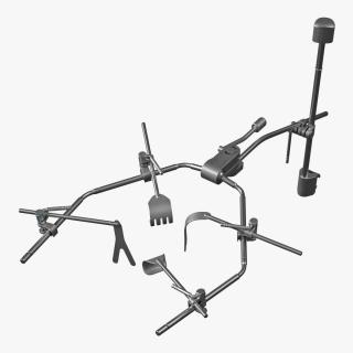 3D Medical Retractor Tools model