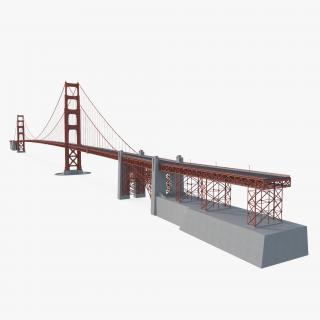 3D Golden Gate Bridge model
