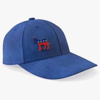 Baseball Cap with Icon of Democratic Party 3D