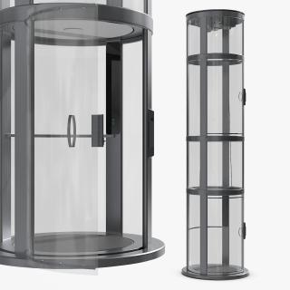 3D model Small Glass Elevator