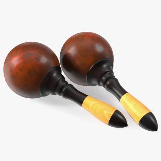 3D Maracas Musical Instrument