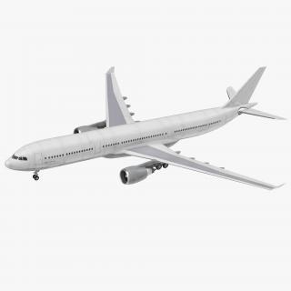 3D Jet Airliner Airbus A330-300 Generic