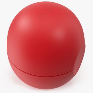 3D model EOS Lip Balm Sphere Red Closed