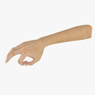 3D Woman Hand OK Pose model