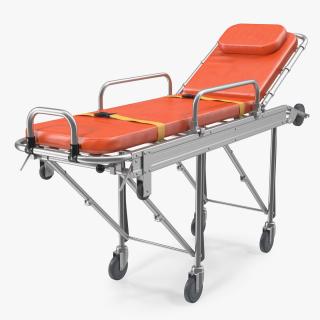 Transport Ambulance Stretcher Trolley 3D