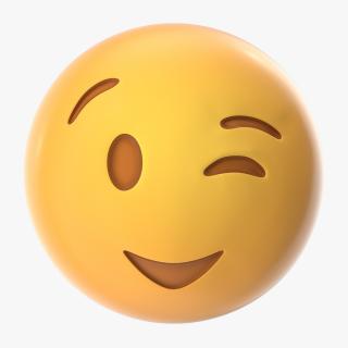 3D model Wink Emoji