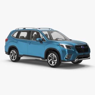 3D model Subaru Forester 2022 Blue