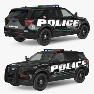 Ford Police Interceptor Utility Hybrid AWD 3D