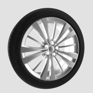 Range Rover Wheel 3D