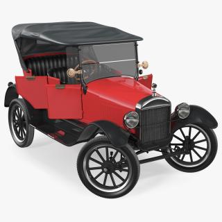 3D model Vintage 20s Car Generic Rigged