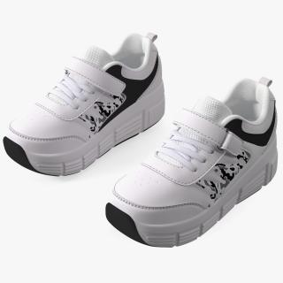 3D Shoes White