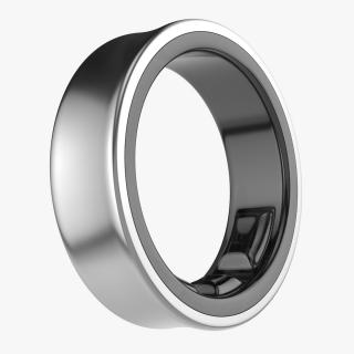 Smart Ring Silver 2 3D model