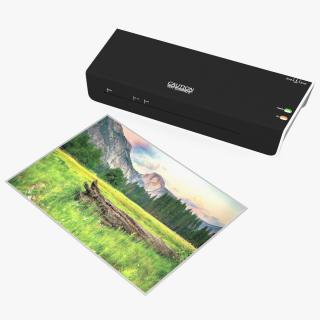 3D A4 Laminator Machine with Paper