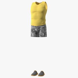 Nightwear Outfit for Men 3D model