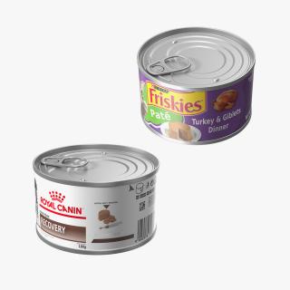 3D Pet Canned Food Collection