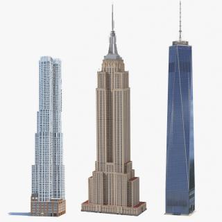 3D New York Skyscrapers Collection