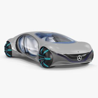 Mercedes Vision AVTR Light ON 3D model