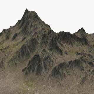 3D Mountain Peak model