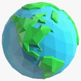 Cartoon Stylized Earth 3D