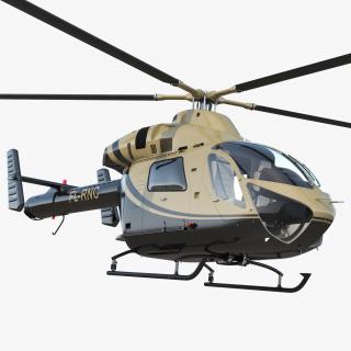 Light Private Jet Helicopter MD 902 Explorer 3D model