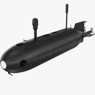 Submarine Drone Rigged 3D