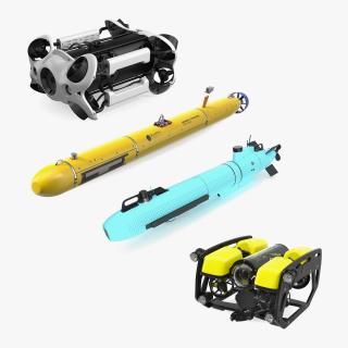 3D model Underwater Robots Collection 7