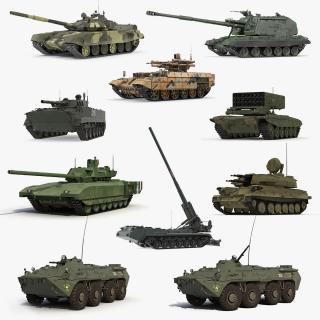 3D Russian Tanks Collection 4