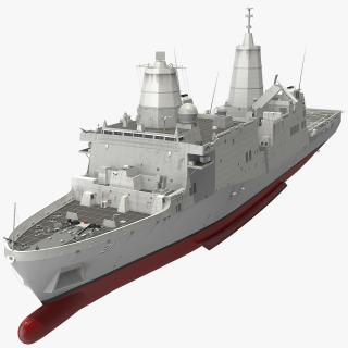 3D San Antonio Class Amphibious Transport Dock model