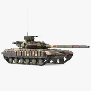 3D model T-64 BV Main Battle Tank Camo Clean