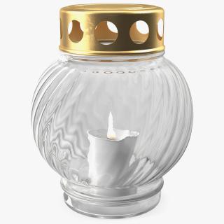 3D Memorial Grave Candle Lamp