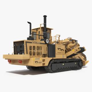 3D Trencher Tesmec 1475 XL EVO New Rigged model