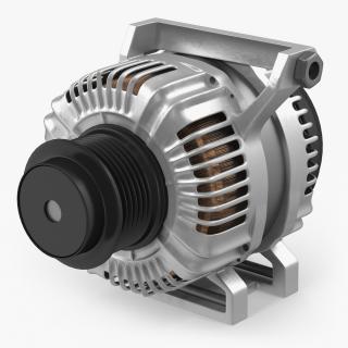 Car Alternator 3D model