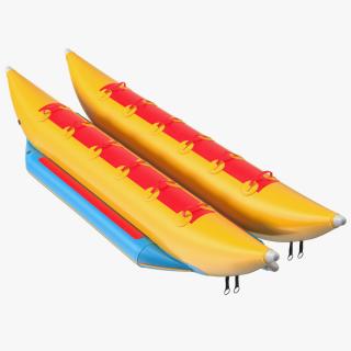 3D Banana Boat Double model