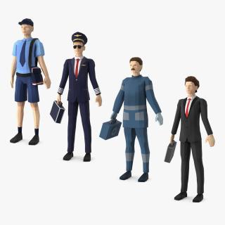 Low Poly Characters Collection 2 3D