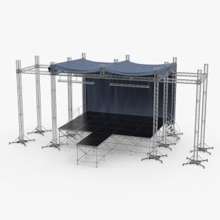 3D Outdoor Concert Stage