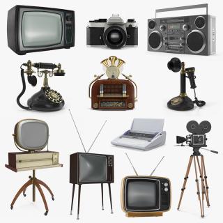 3D model Retro Electronics Collection 4