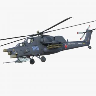 3D model Attack Helicopter MI-28H Havoc