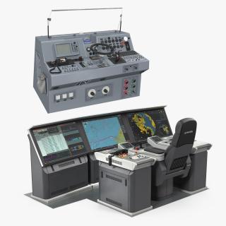 3D model Boat Control Panels Collection