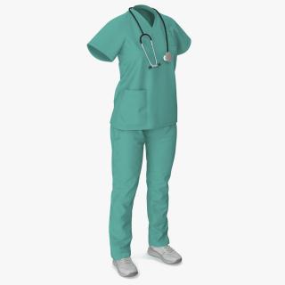 3D Medical Nurse Clothes