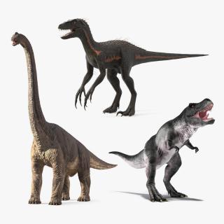 Rigged Dinosaurs Collection 6 3D model