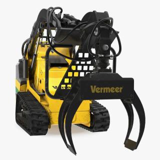 Vermeer S450TX Grapple Mini Skid Steer Dirty 3D model