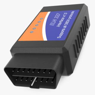 3D model ELM327 OBD2 Bluetooth Auto Diagnostic Scanner