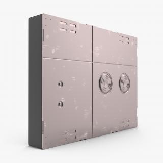 3D Sci-Fi Anodized Panel 4 model