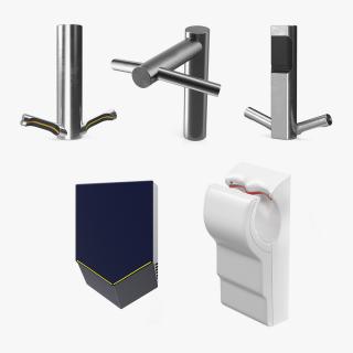 Hand Dryers Collection 3 3D model