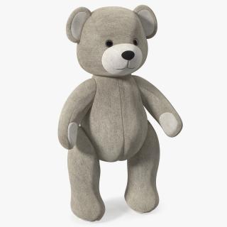 3D Teddy Bear Light Color Rigged for Cinema 4D model