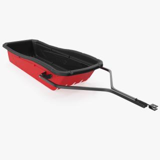 Utility Sled Pelican Red 3D model