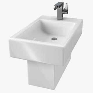 3D Modern Bathroom Bidet